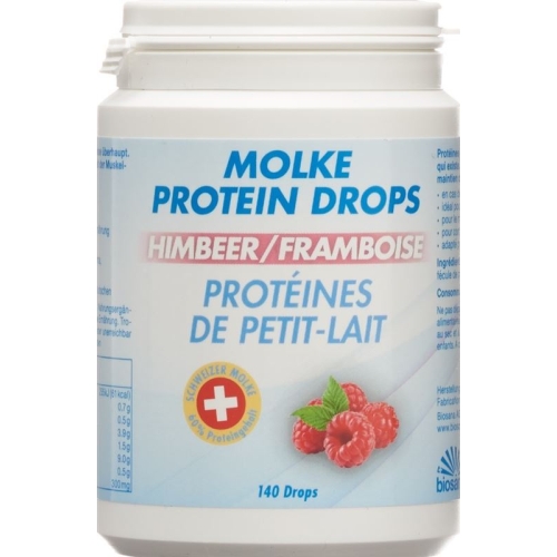 Biosana Molke Protein Drops Himbeer 140 Stück buy online