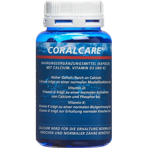 Coralcare Calcium Kapseln 750mg Vitd3 + K2 120 Stück buy online