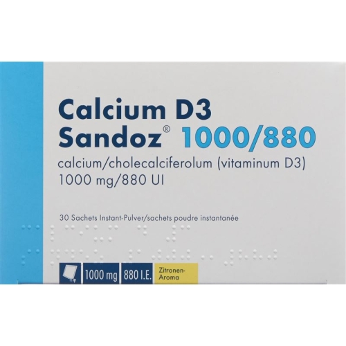 Calcium D3 Sandoz Pulver 1000/880 Beutel 30 Stück buy online