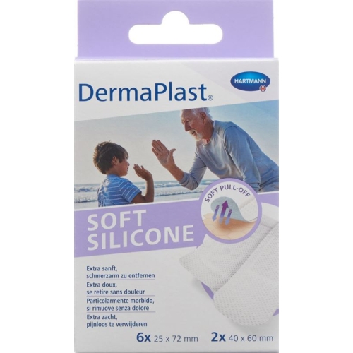 Dermaplast Soft Silicone Strips 8 pieces buy online