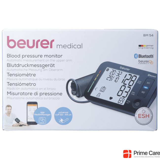 Beurer Blood Pressure Monitor BM 54 Bluetooth