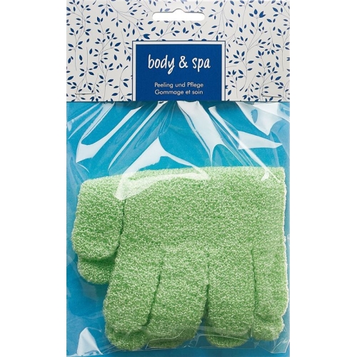 Herba peeling gloves light green 1 pair buy online