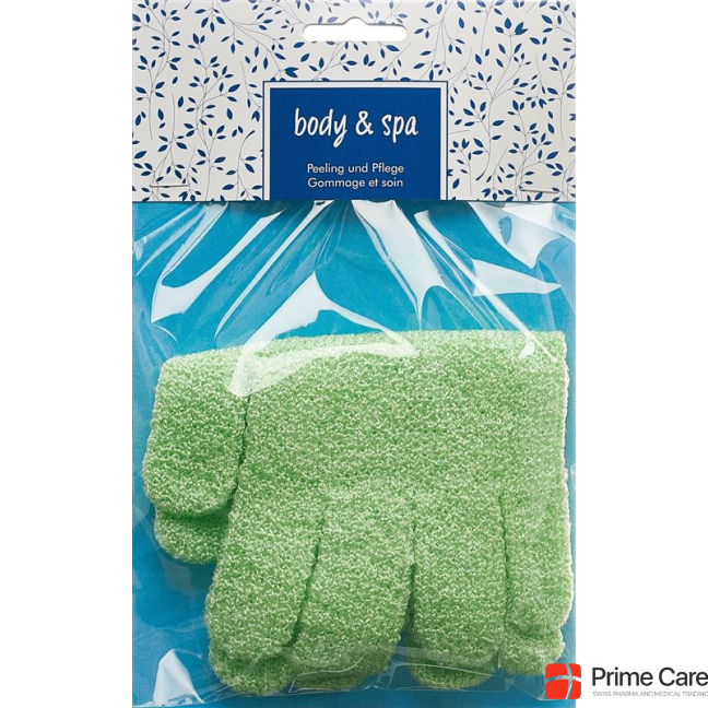 Herba peeling gloves light green 1 pair