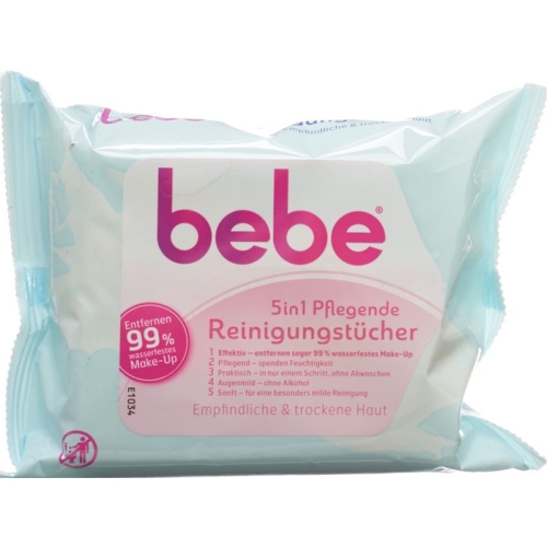 Bebe 5in1 Pflegende Reinigungstücher 25 Stück buy online