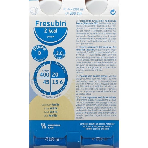 Fresubin 2 Kcal Drink Vanille Neu 4 Flasche 200ml buy online