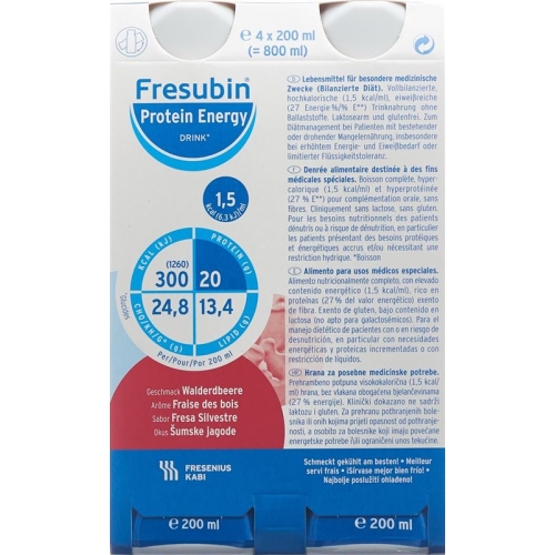 Fresubin Protein Ener Drink Wal N 4 Flasche 200ml buy online