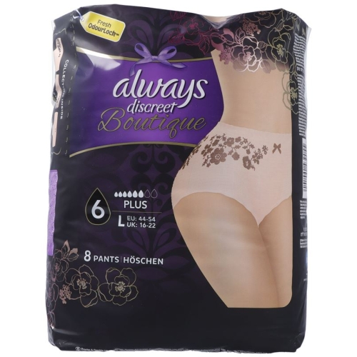 Always Discreet Boutique Inkont Pants L Plus 8 Stück buy online