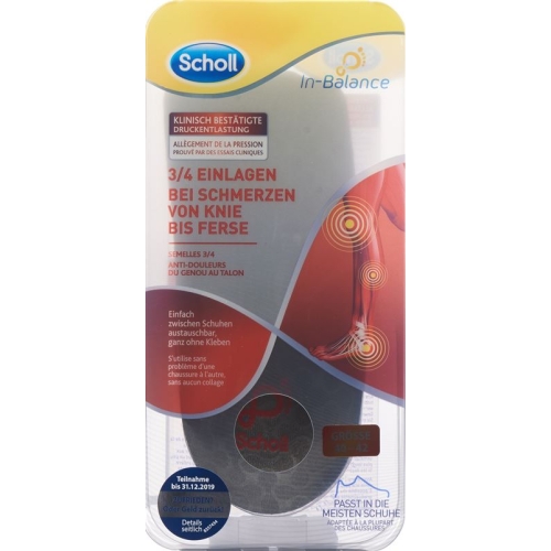 Scholl In-Balance Insoles 40-42 2 Pieces buy online