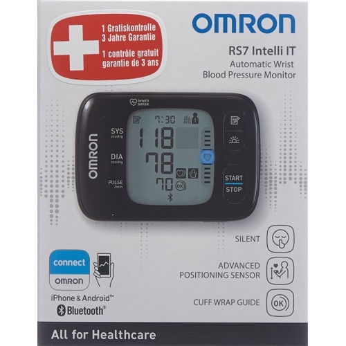 Omron blood pressure monitor wrist RS7 Intelli IT