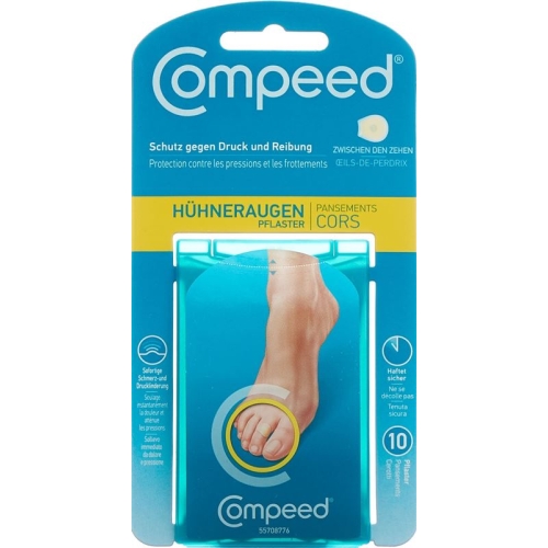 Compeed (pi) Huehneraugenpflaster Zwi Zehen 10 Stück buy online