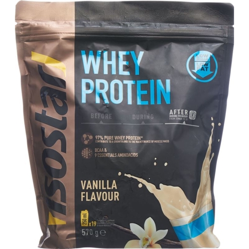 Isostar Whey Protein Powder Vanilla Bag 570g buy online