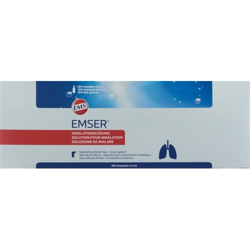 Emser inhalation solution 100 ampoules 5ml buy online