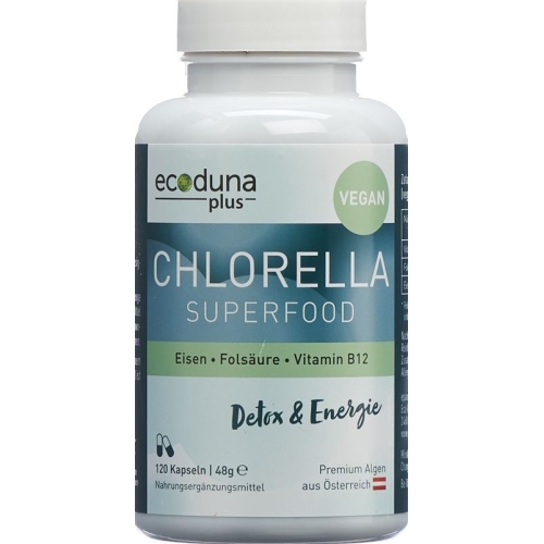 Ecoduna Plus Chlorella Kapseln Dose 120 Stück buy online