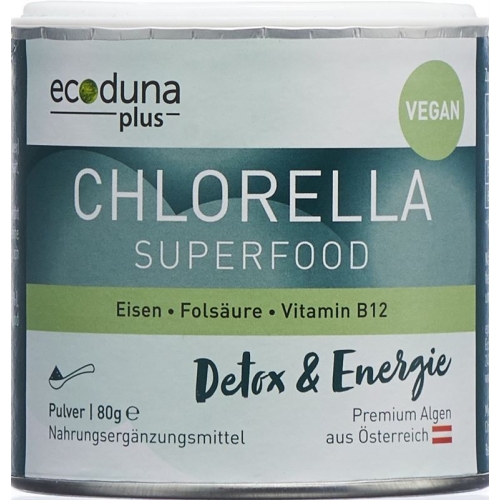 Ecoduna Plus Chlorella Pulver Dose 80g buy online