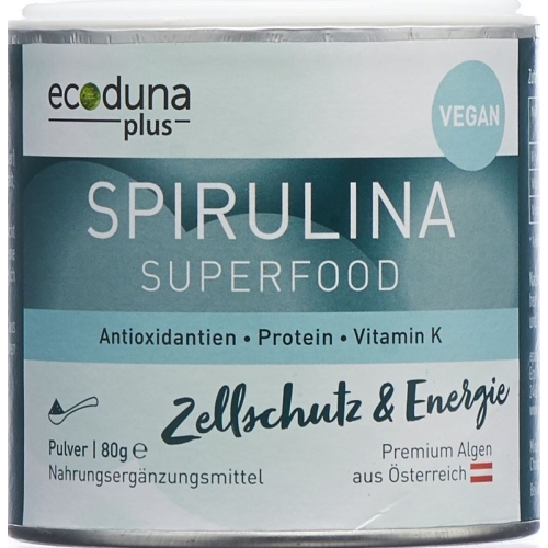 Ecoduna Plus Spirulina Pulver Dose 80g buy online