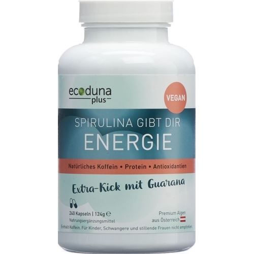 Ecoduna Plus Spirulina Energie Kapseln Dose 240 Stück buy online