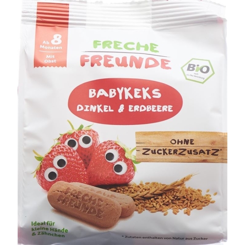 Freche Freunde Babykekse Dinkel Erdbeere 100g buy online