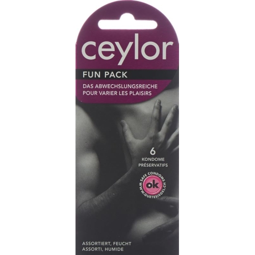 Ceylor Funpack Condoms with Reservoir 6 pieces