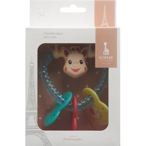 Sophie La Girafe heart rattle buy online