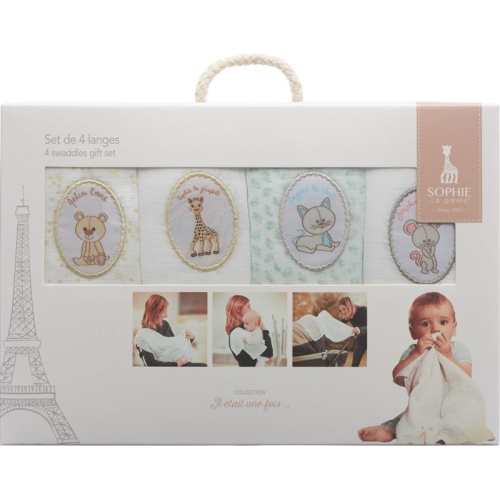 Sophie La Girafe 4 Piece Diaper Set buy online