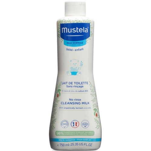 Mustela Reinigungsmilch Normale Haut O Abspül 750ml buy online