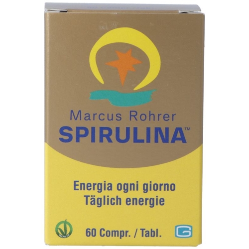 Spirulina Marcus Rohrer Tabletten Glasflasche 60 Stück buy online