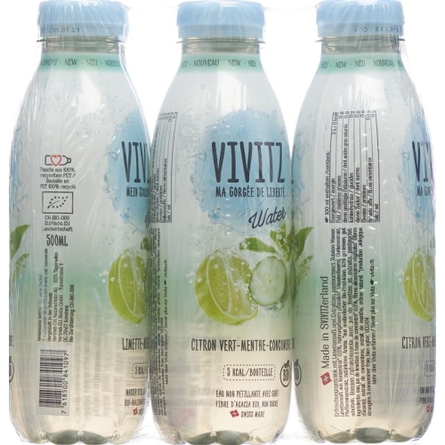 Vivitz Water Limette-minze-gurke 6 Flasche 0.5L buy online