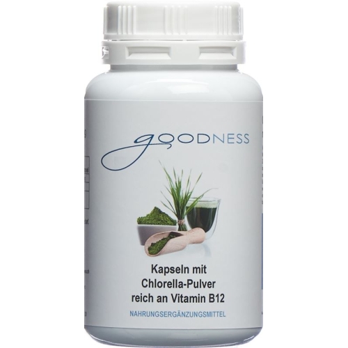 Goodness Chlorella Pulv Vit B12 Kapseln 600mg 90 Stück buy online