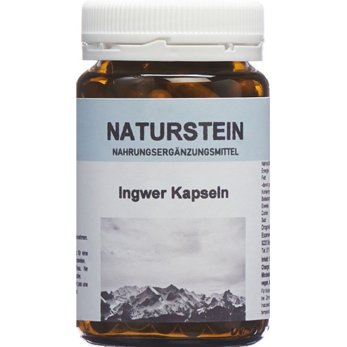 Naturstein Ingwer Kapseln Glasflasche 100 Stück buy online