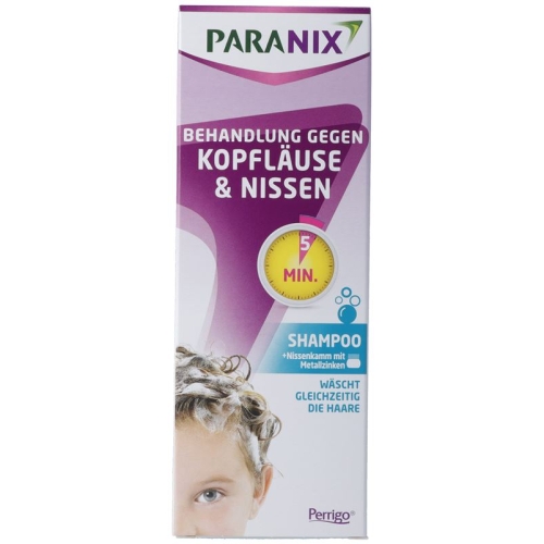 Paranix Shampoo 5 minutes + Fl comb 200 ml