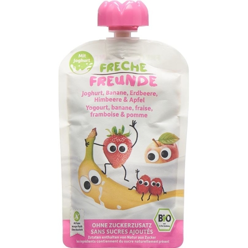 Freche Freunde Quetschmus Jogh Erdbeer&himb 100g buy online