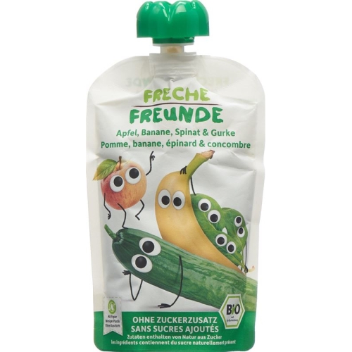 Freche Freunde Quetschmus Apf Ban Spin&gurk 100g buy online