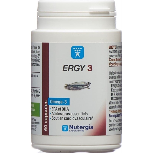 Nutergia Ergy 3 Kapseln Dose 60 Stück buy online