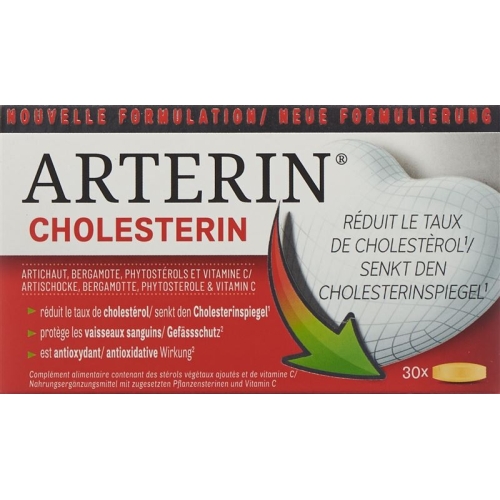 Arterin Cholesterol Tablets 30 Capsules buy online