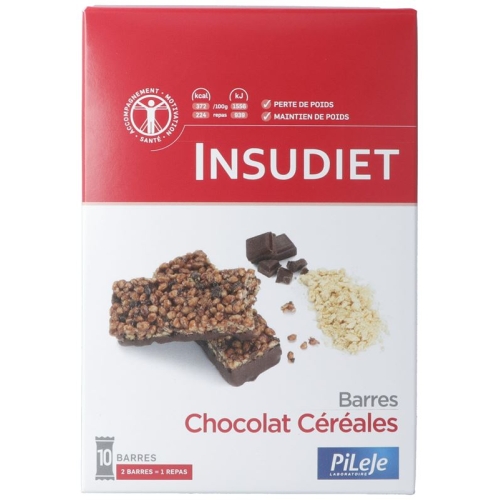 Insudiet Knusperriegel Schokolade Getreide 10 Stück buy online