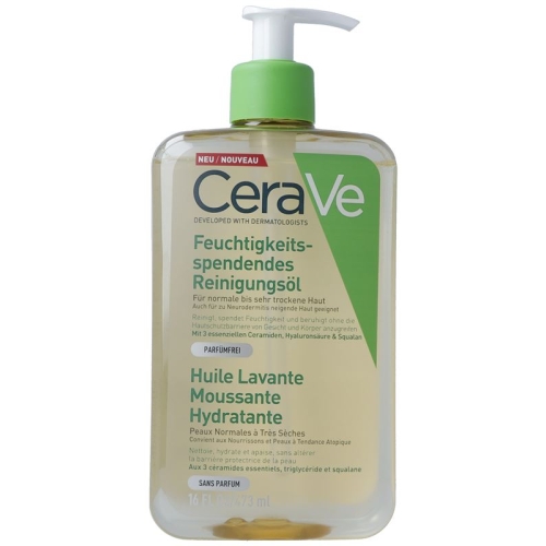 Cerave Moisture Foaming Cleansing Oil Dispenser 473ml buy online