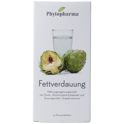 Phytopharma Fettverdauung Brausetabletten 40 Stück buy online