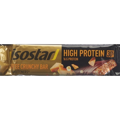 Isostar High Protein Riegel Toffee Crunchy 55g buy online