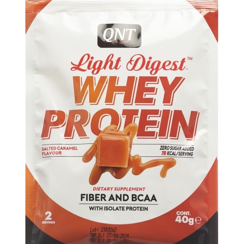 Qnt Light Digest Whey Protein Salted Caramel 40g buy online