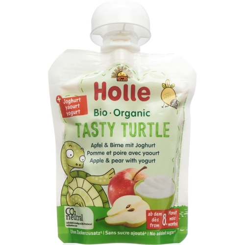 Holle Tasty Turtle Apfel&birne mit Joghurt 85g buy online