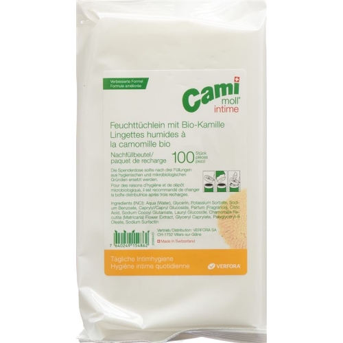 Cami Moll Intime Feuchttücher Refill Nf 100 Stück buy online