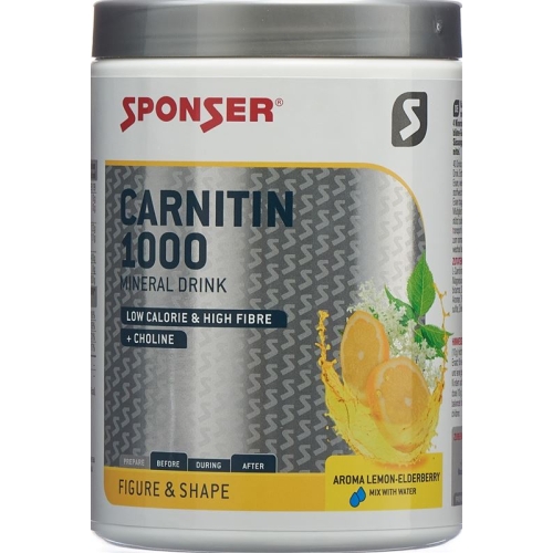 Sponser Carnitin 1000 Mineraldrink Lem-Elder 400g buy online