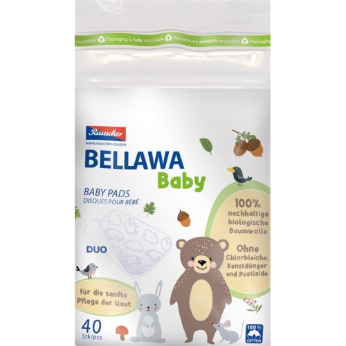 Bellawa Baby Wattepads Beutel 40 Stück buy online