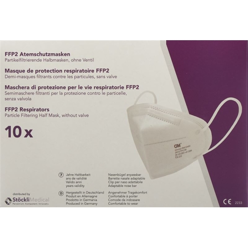 Stoecklimed Atemschutzmaske Ffp2 O Vent Deu 10 Stück buy online