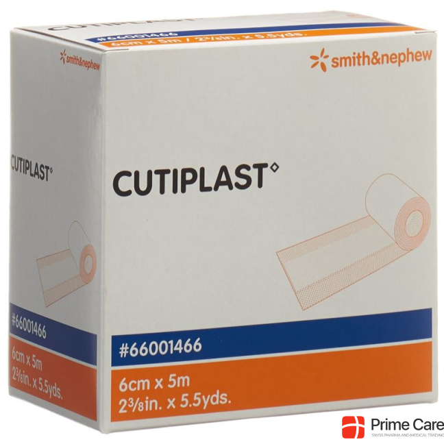 Cutiplast by the meter nonwoven bandage 6cmx5m white