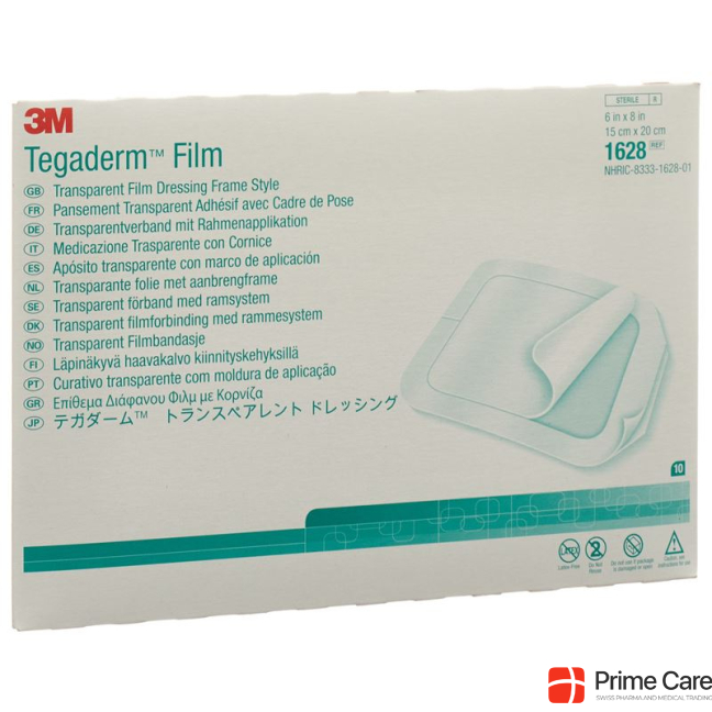 3M Tegaderm Film Transparent Bandage 15x20cm 10 pcs.