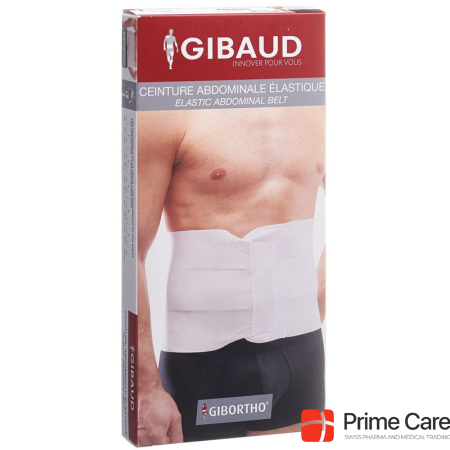 GIBAUD belly strap elastic Gr2 76-90cm white