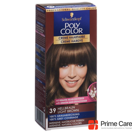 POLYCOLOR cream hair color 39 light brown