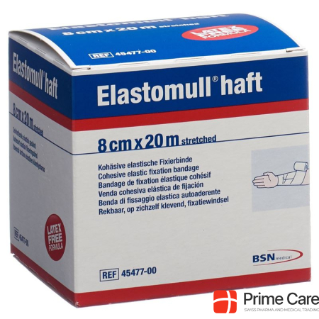 ELASTOMULL HAFT gauze bandage white 20mx8cm roll