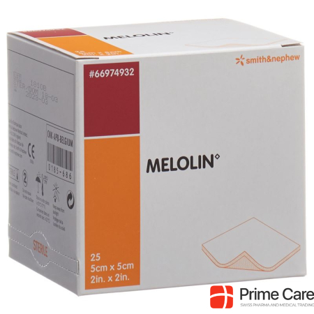 MELOLIN wound dressings 5x5cm sterile 25 Btl